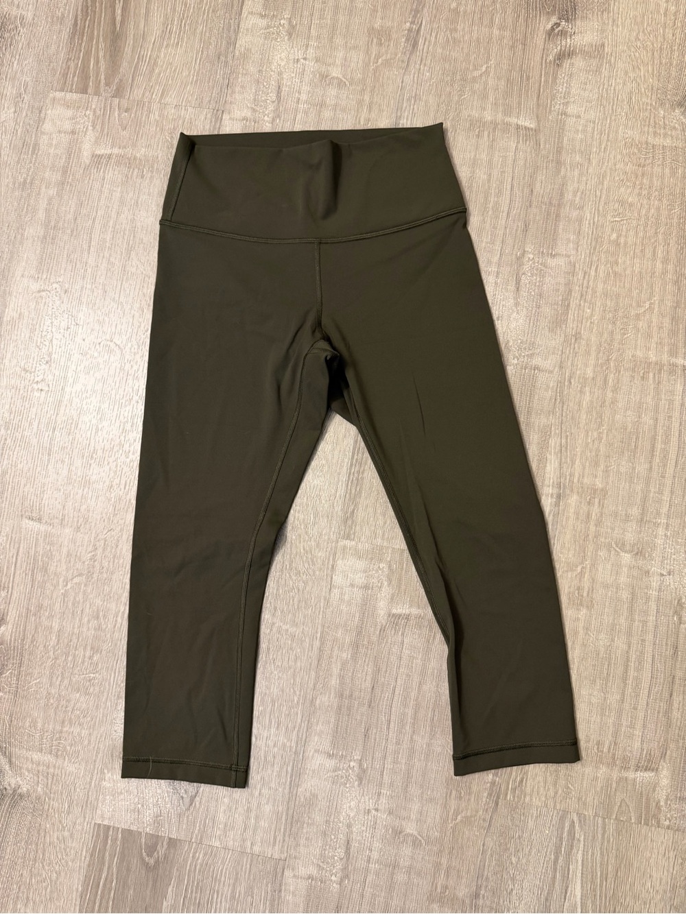 lululemon athletica Olive Green Women’s Cropped High-Waist Leggings